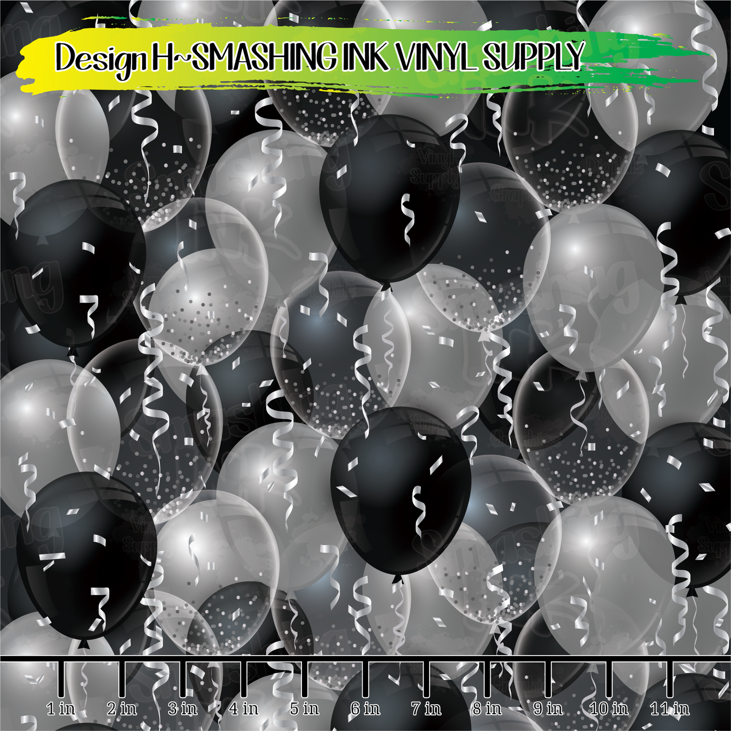 Balloons ★ Pattern Vinyl | Faux Leather | Sublimation (TAT 3 BUS DAYS)
