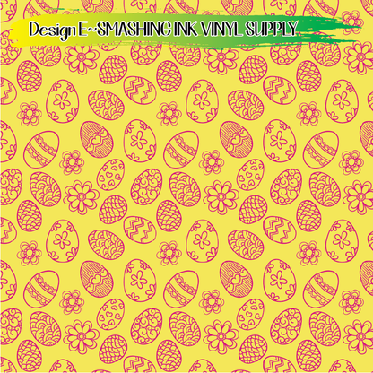 Easter Egg Pattern ★ Laser Safe Adhesive Film (TAT 3 BUS DAYS)