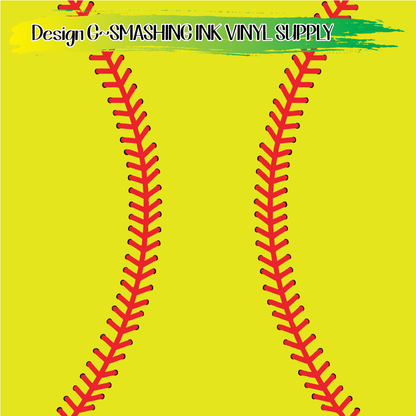 Softball Patterns ★ Laser Safe Adhesive Film (TAT 3 BUS DAYS)