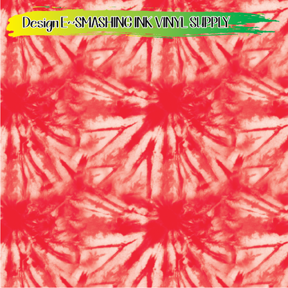 Red Tie Dye ★ Laser Safe Adhesive Film (TAT 3 BUS DAYS)