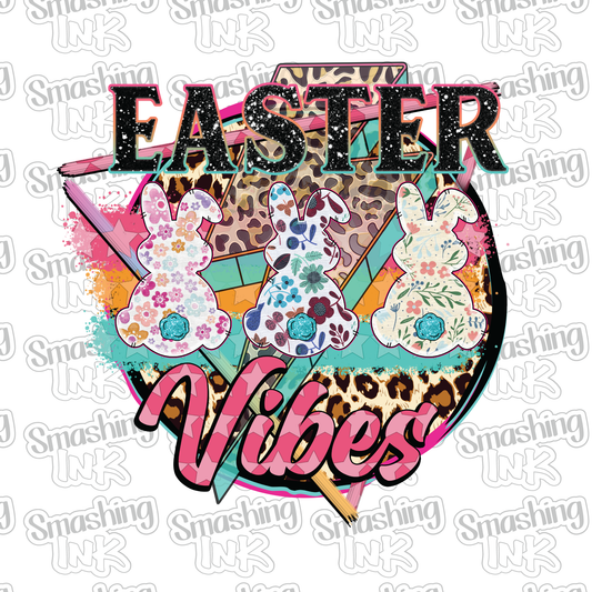 Easter Vibes - Heat Transfer | DTF | Sublimation (TAT 3 BUS DAYS) [4C-3HTV]