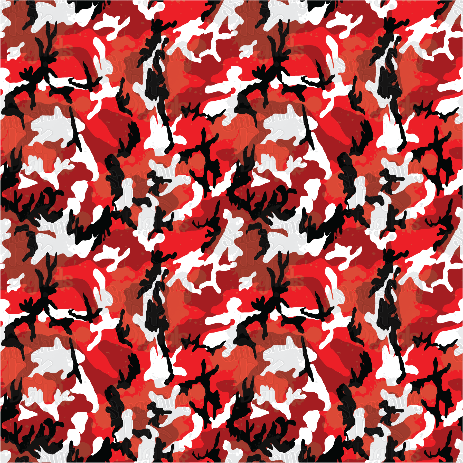 Red Camo - Digital Paper – Smashing Ink Vinyl