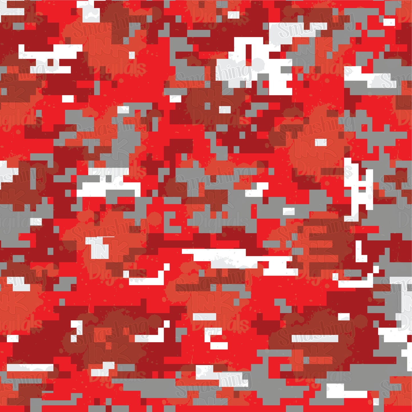 Red Camo - Digital Paper