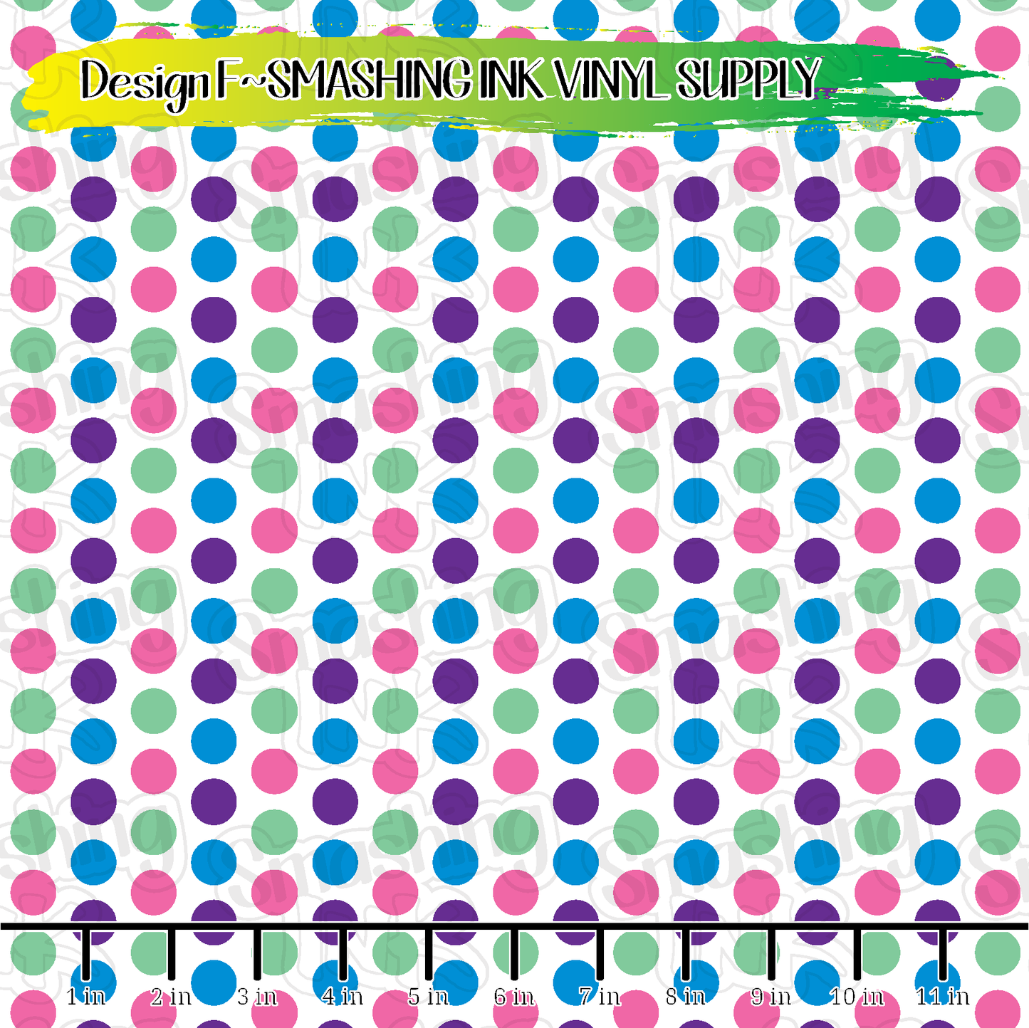 Colorful Dots ★ Laser Safe Adhesive Film (TAT 3 BUS DAYS)