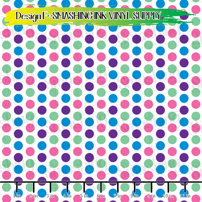 Colorful Dots ★ Laser Safe Adhesive Film (TAT 3 BUS DAYS)