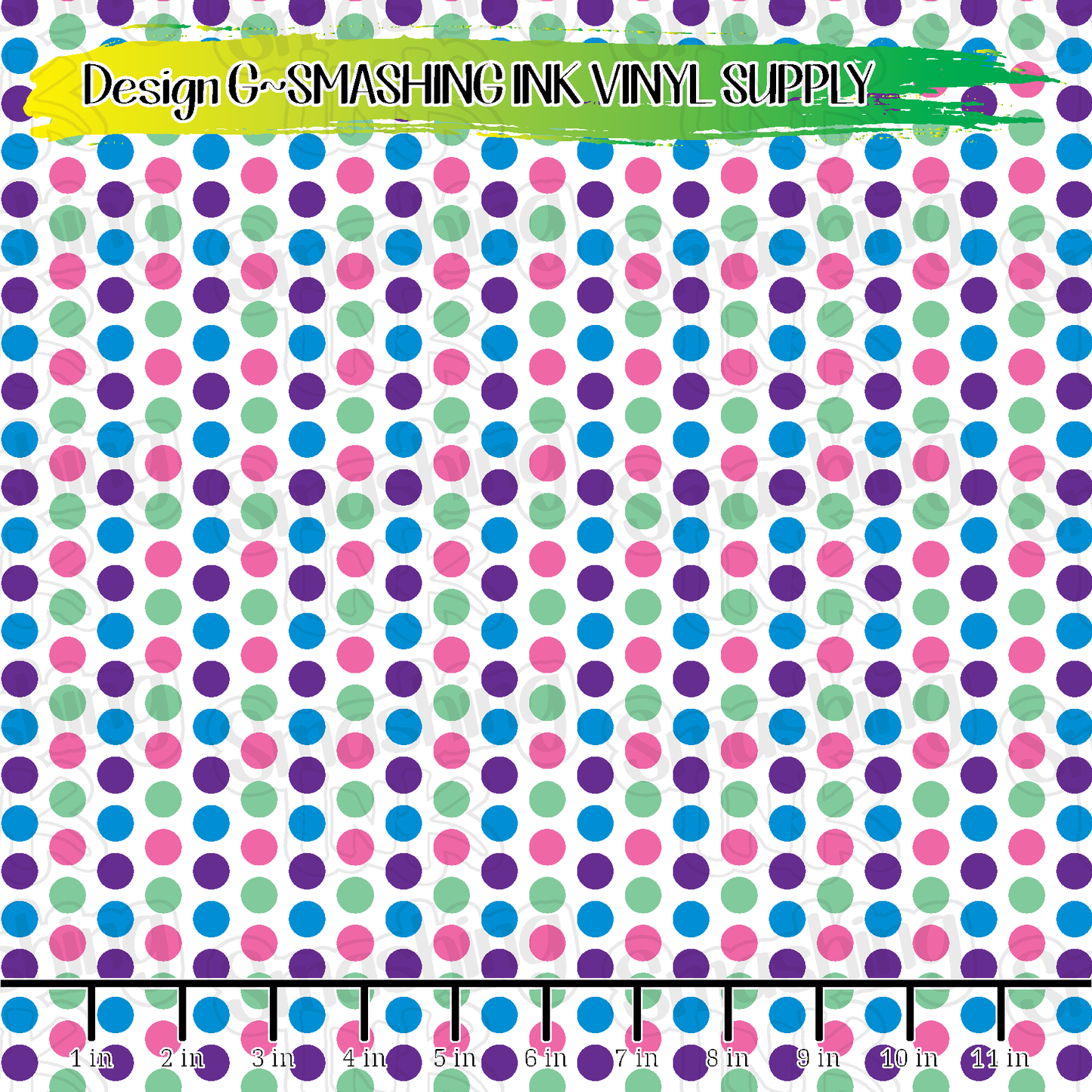 Colorful Dots ★ Laser Safe Adhesive Film (TAT 3 BUS DAYS)