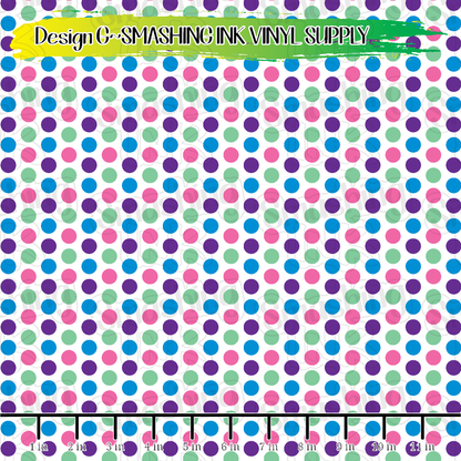 Colorful Dots ★ Laser Safe Adhesive Film (TAT 3 BUS DAYS)