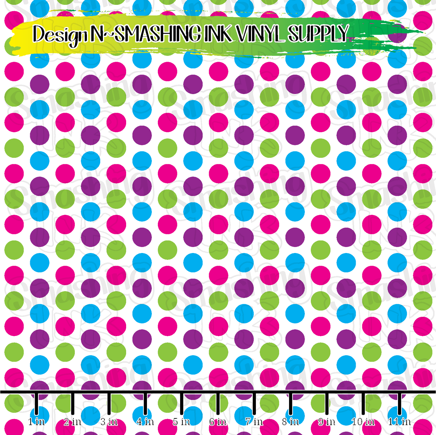 Colorful Dots ★ Laser Safe Adhesive Film (TAT 3 BUS DAYS)