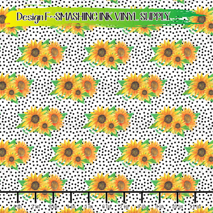 Sunflower Dots ★ Laser Safe Adhesive Film (TAT 3 BUS DAYS)