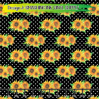 Sunflower Dots ★ Laser Safe Adhesive Film (TAT 3 BUS DAYS)