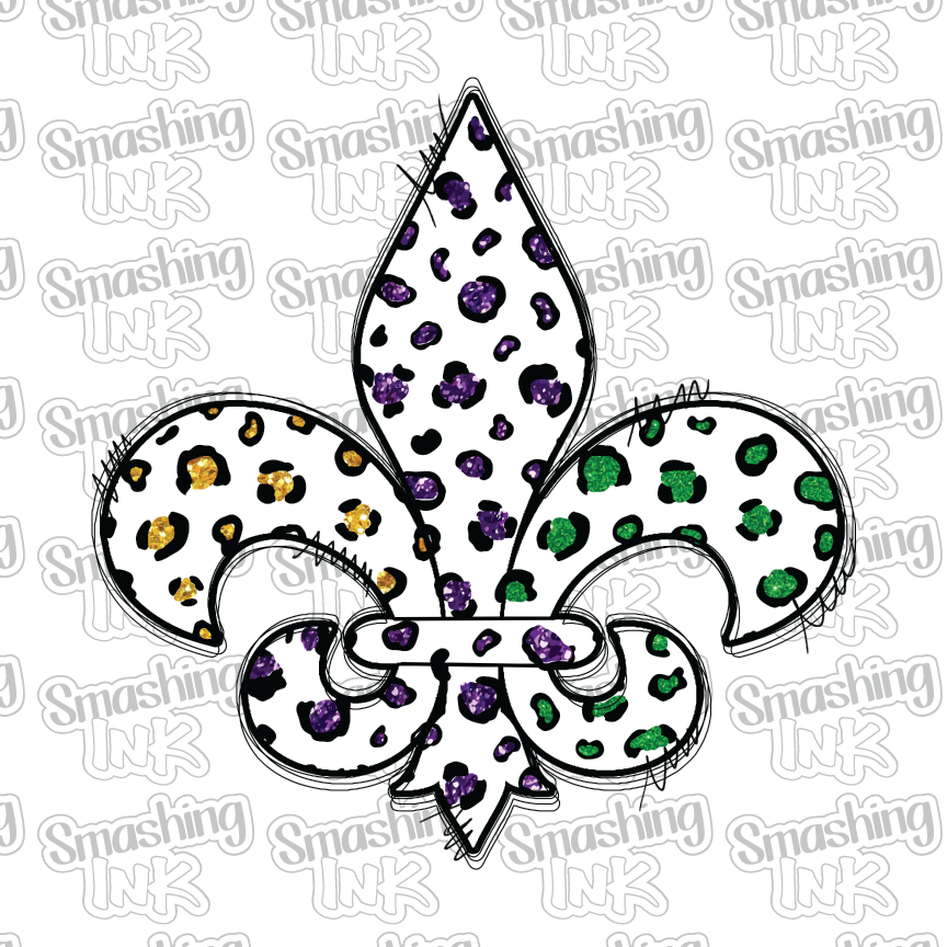 Fleur-de-lis - Heat Transfer | DTF | Sublimation (TAT 3 BUS DAYS) [4M-11HTV]