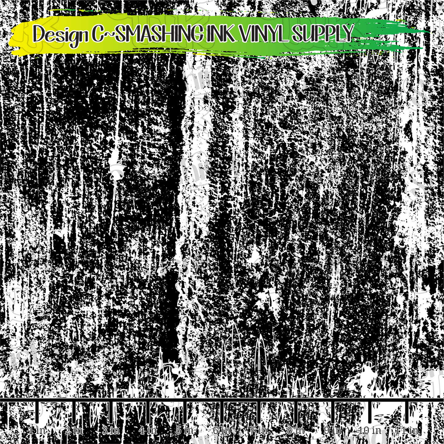 Black White Grunge ★ Laser Safe Adhesive Film (TAT 3 BUS DAYS)