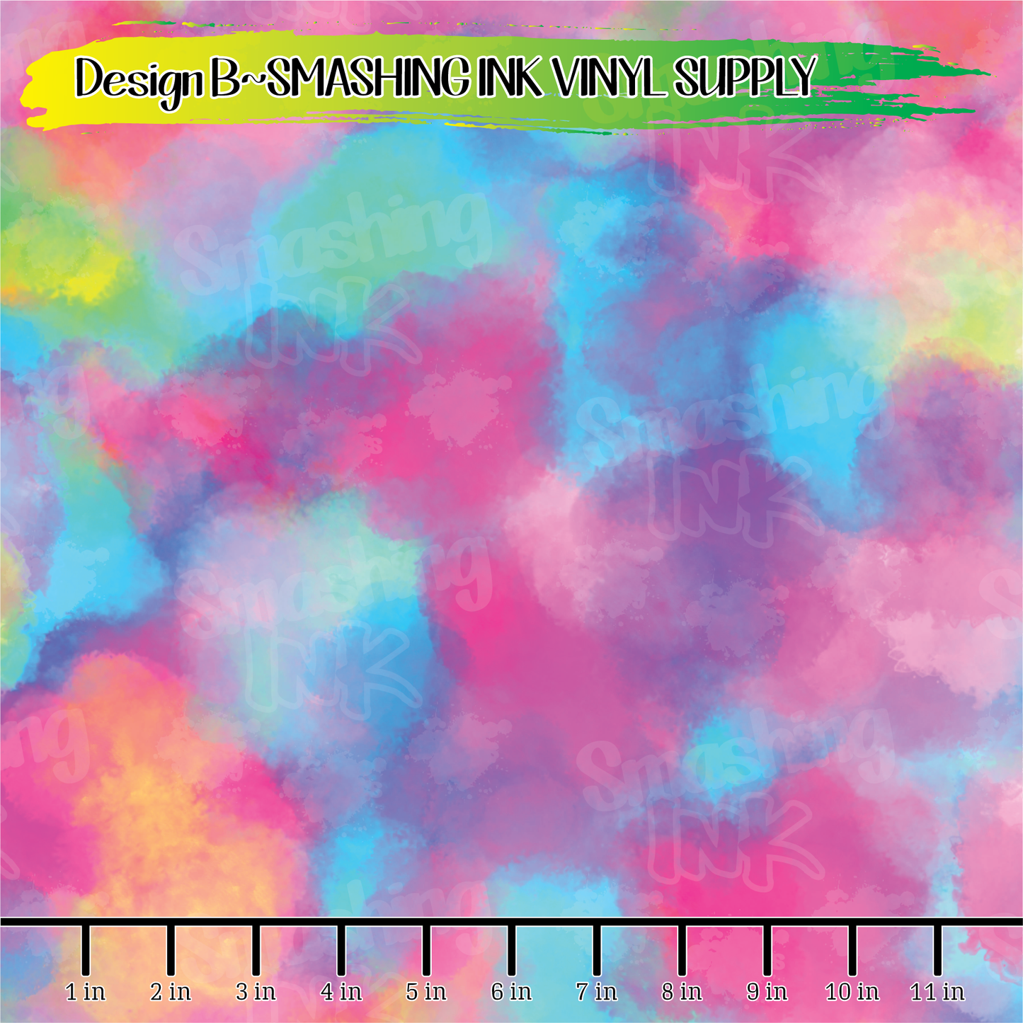 Colorful Blur ★ Pattern Vinyl | Faux Leather | Sublimation (TAT 3 BUS DAYS)