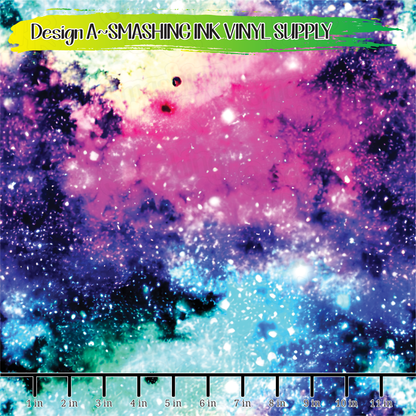 Rainbow Galaxy ★ Laser Safe Adhesive Film (TAT 3 BUS DAYS)