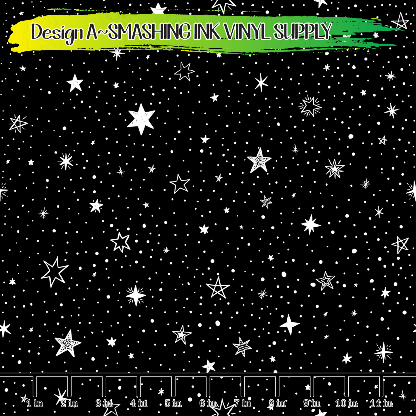Night Sky ★ Pattern Vinyl | Faux Leather | Sublimation (TAT 3 BUS DAYS)