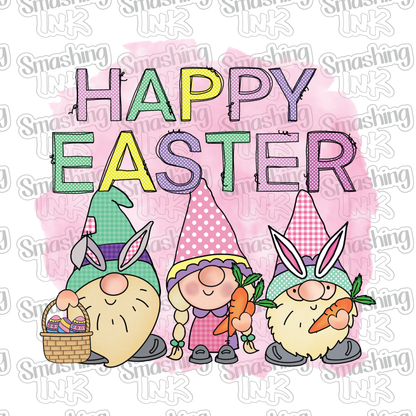 Happy Easter - Heat Transfer | DTF | Sublimation (TAT 3 BUS DAYS) [4C23-5HTV]