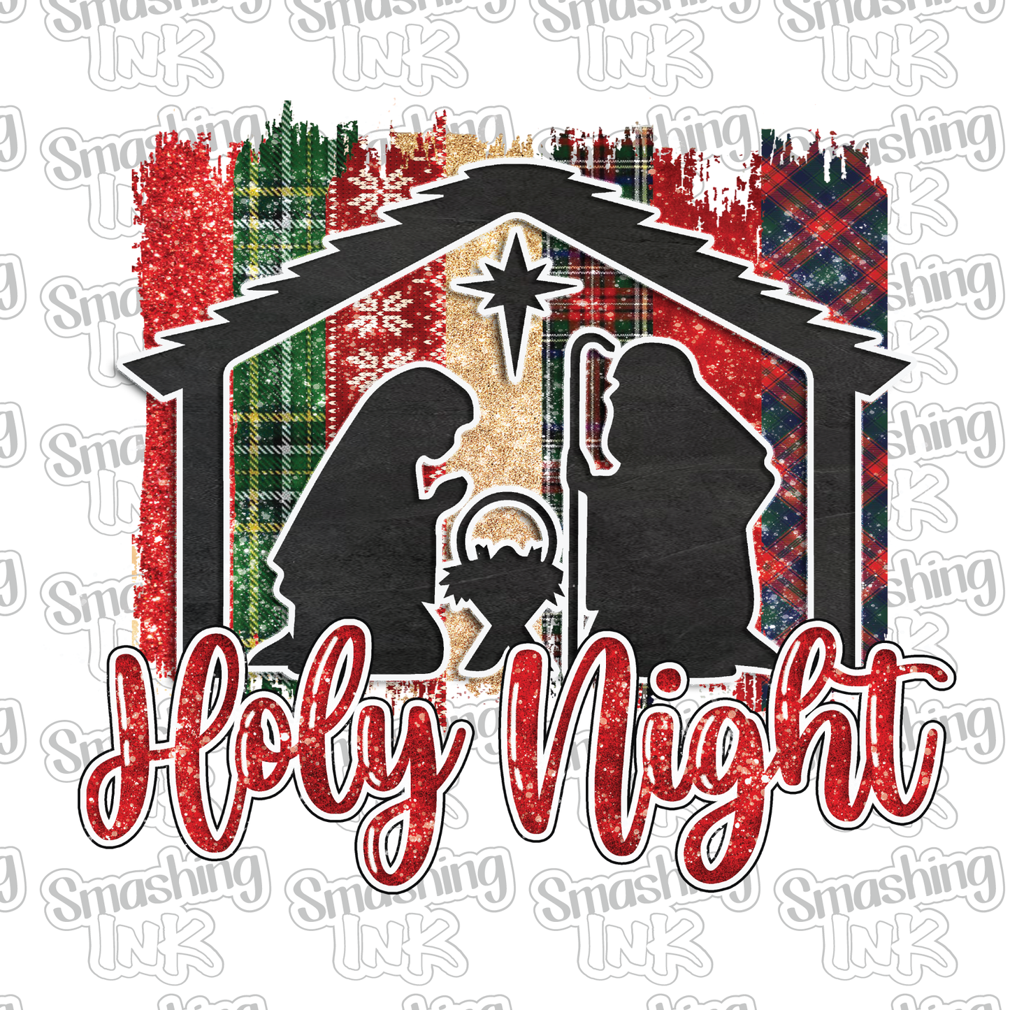 Holy Night - Heat Transfer | DTF | Sublimation (TAT 3 BUS DAYS) [4G-24HTV]