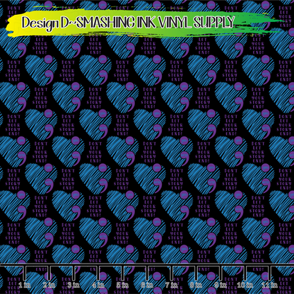 Suicide Awareness ★ Pattern Vinyl | Faux Leather | Sublimation (TAT 3 BUS DAYS)