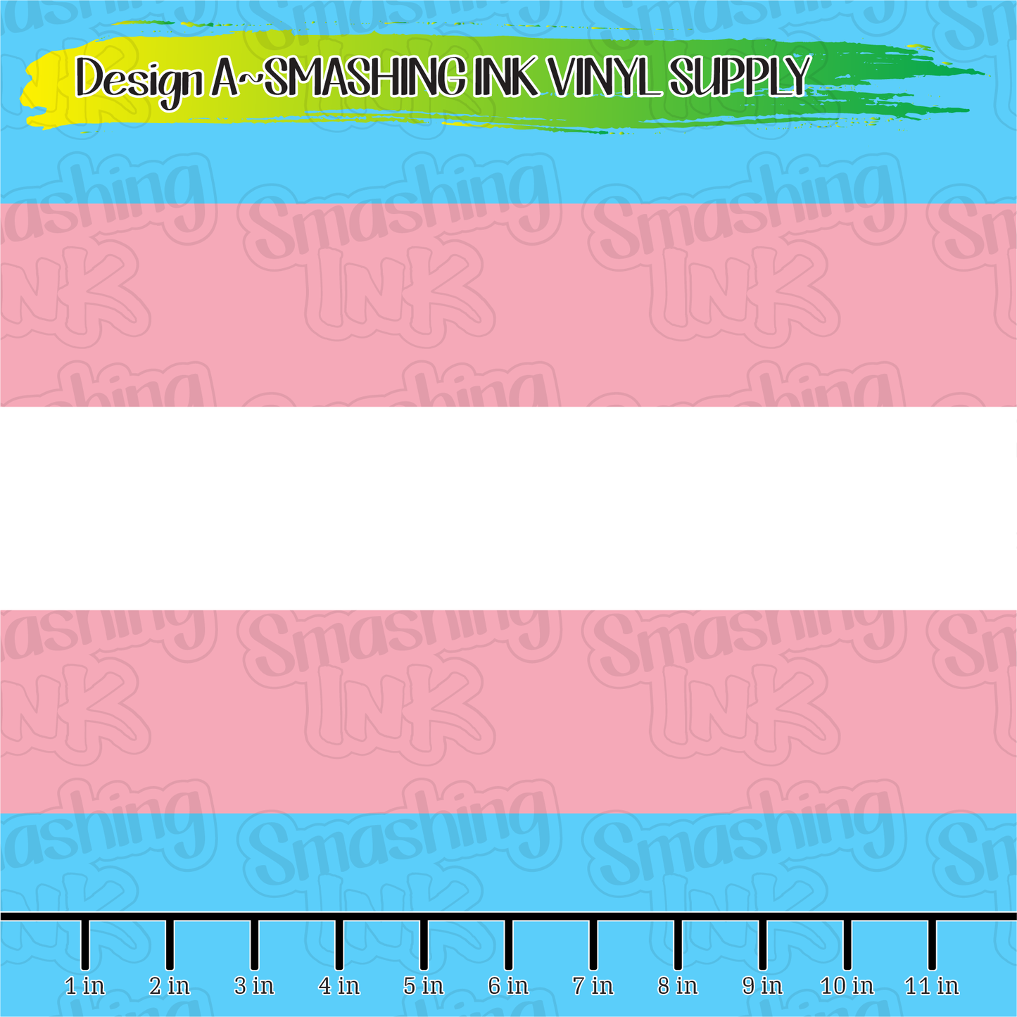 Trans Flag ★ Laser Safe Adhesive Film (TAT 3 BUS DAYS)