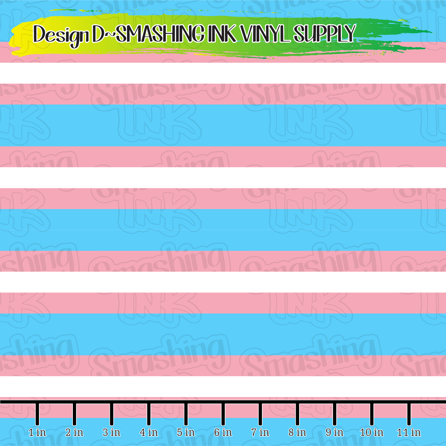 Trans Flag ★ Laser Safe Adhesive Film (TAT 3 BUS DAYS)