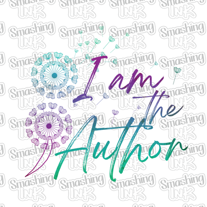 I Am The Author - Heat Transfer | DTF | Sublimation (TAT 3 BUS DAYS) [7K-7HTV]