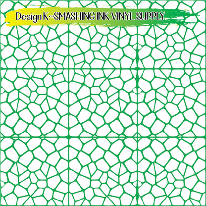 Green White Animal Print ★ Pattern Vinyl | Faux Leather | Sublimation (TAT 3 BUS DAYS)