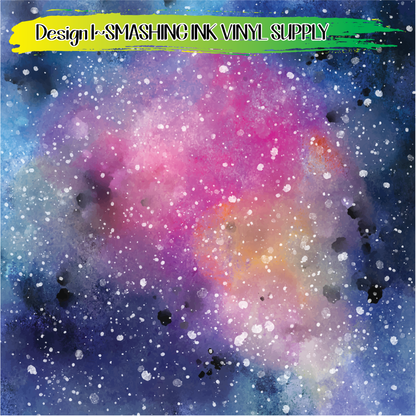 Watercolor Space ★ Laser Safe Adhesive Film (TAT 3 BUS DAYS)