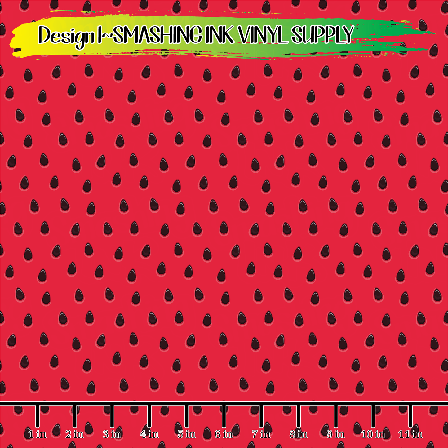 Watermelon Pattern 2 ★ Pattern Vinyl | Faux Leather | Sublimation (TAT 3 BUS DAYS)