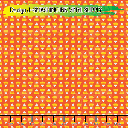 Candy Corn 2 ★ Pattern Vinyl | Faux Leather | Sublimation (TAT 3 BUS DAYS)