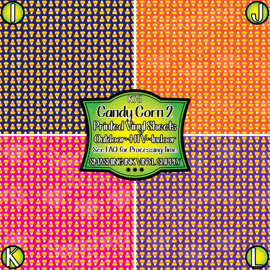 Candy Corn 2 ★ Laser Safe Adhesive Film (TAT 3 BUS DAYS)