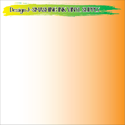 Orange Ombre ★ Pattern Vinyl | Faux Leather | Sublimation (TAT 3 BUS DAYS)