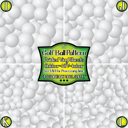 Golf Balls ★ Laser Safe Adhesive Film (TAT 3 BUS DAYS)