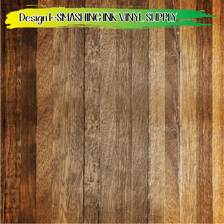 Brown Wood ★ Pattern Vinyl | Faux Leather | Sublimation (TAT 3 BUS DAYS)