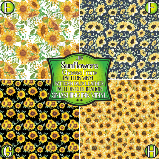 Sunflowers ★ Laser Safe Adhesive Film (TAT 3 BUS DAYS)