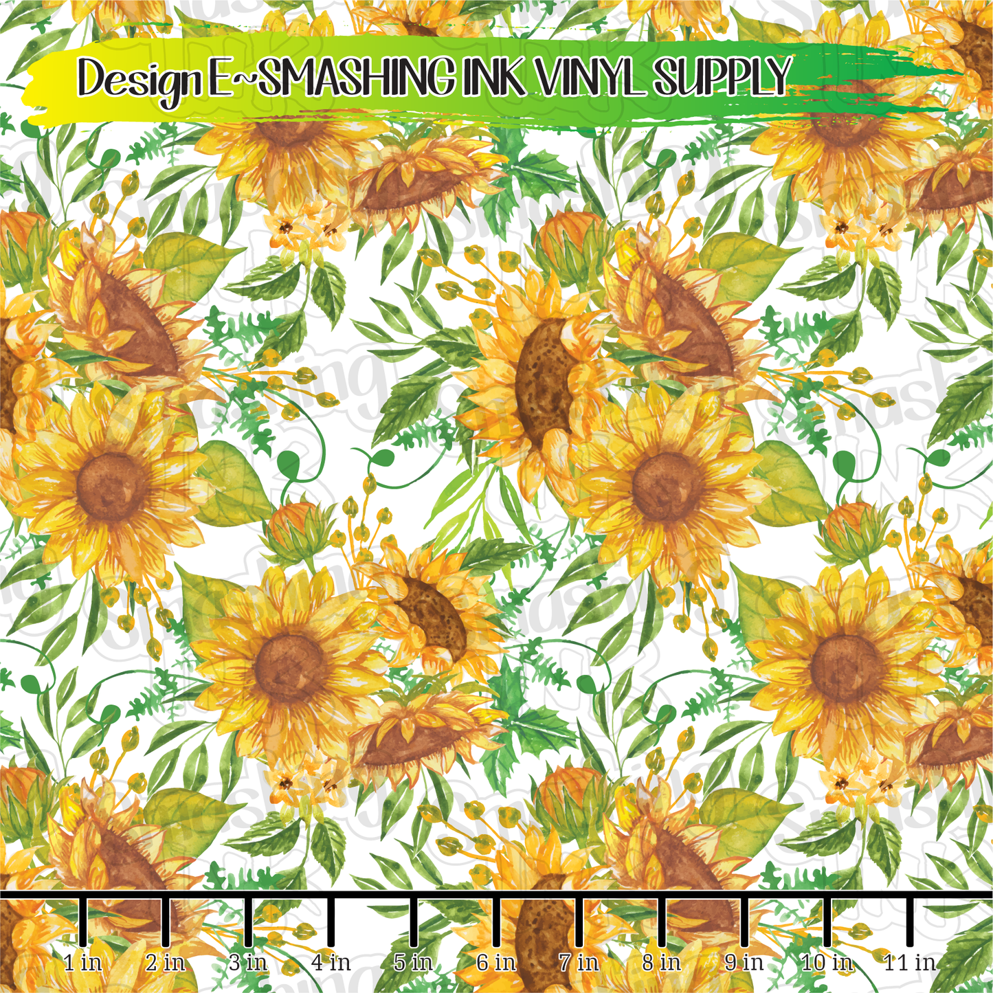 Sunflowers ★ Laser Safe Adhesive Film (TAT 3 BUS DAYS)