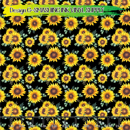 Sunflowers ★ Laser Safe Adhesive Film (TAT 3 BUS DAYS)