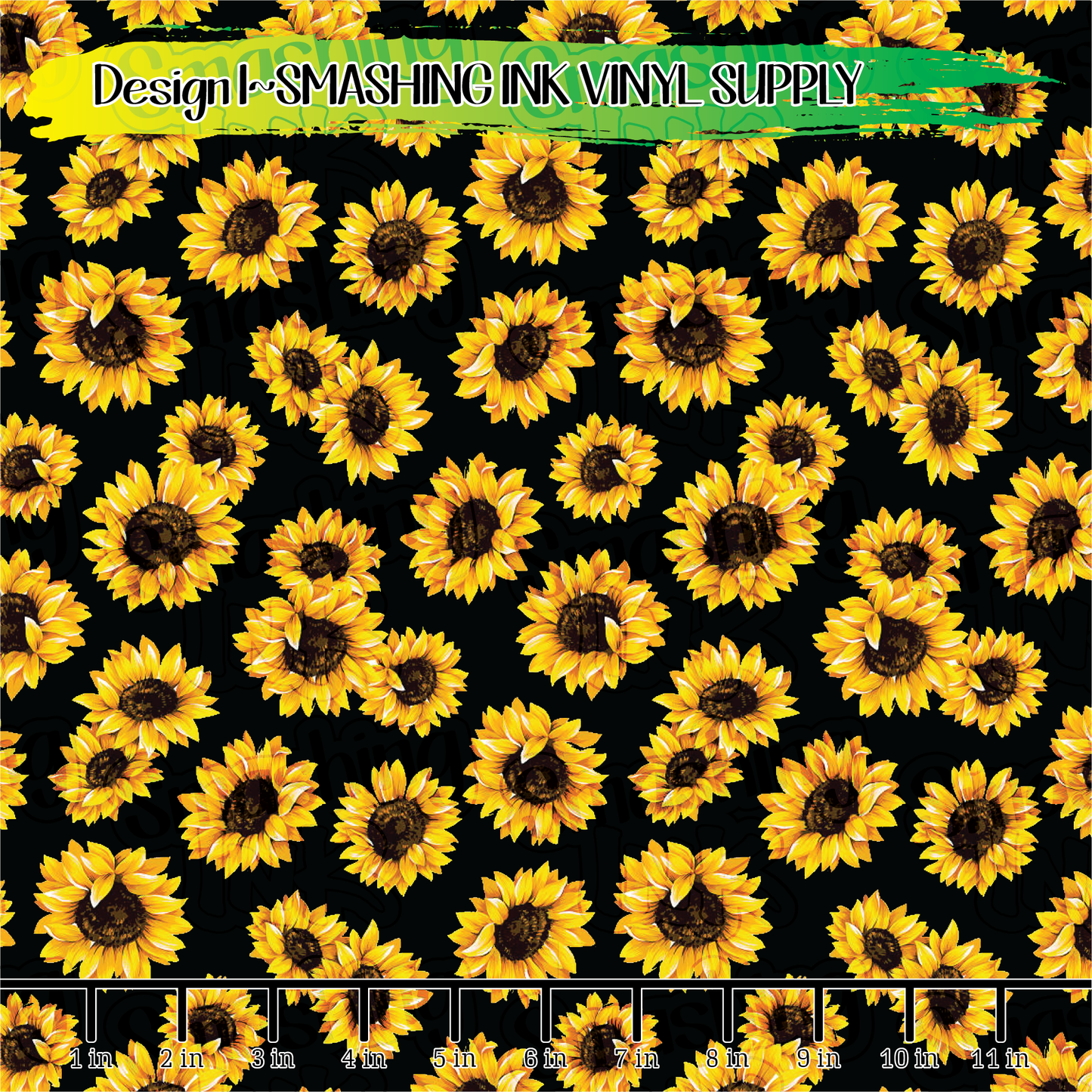 Sunflowers ★ Laser Safe Adhesive Film (TAT 3 BUS DAYS)