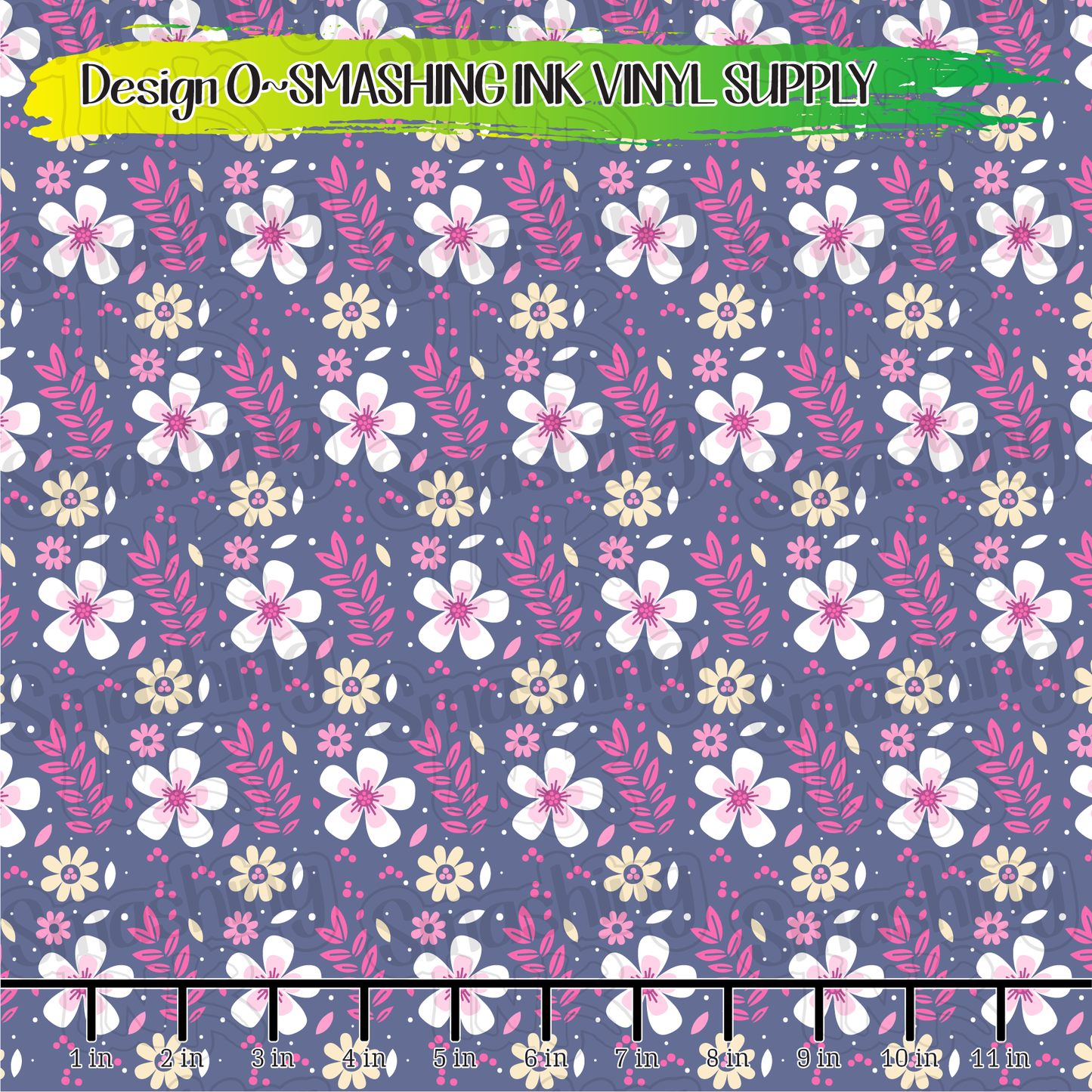 Colorful Floral ★ Laser Safe Adhesive Film (TAT 3 BUS DAYS)