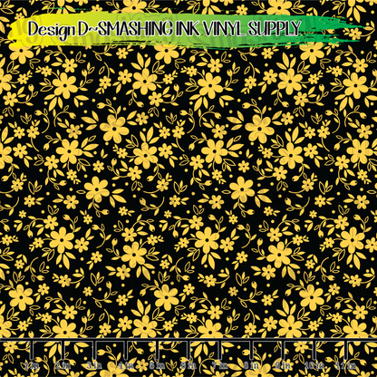 Floral Pattern ★ Laser Safe Adhesive Film (TAT 3 BUS DAYS)