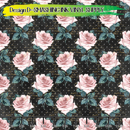 Floral Polka Dots ★ Pattern Vinyl | Faux Leather | Sublimation (TAT 3 BUS DAYS)