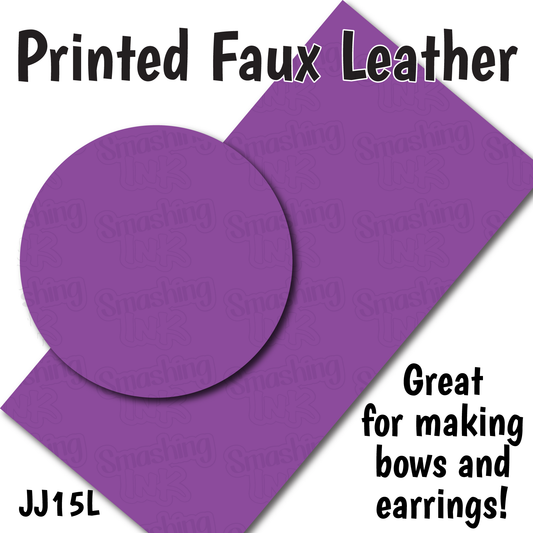 Solid Purple - Faux Leather Sheet (SHIPS IN 3 BUS DAYS)