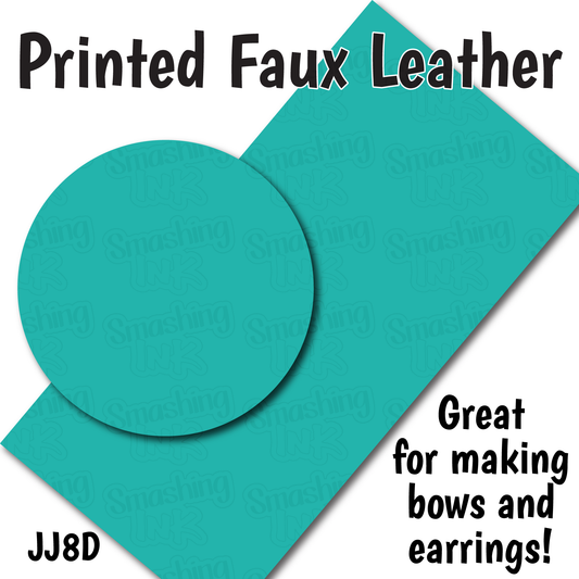Teal - Faux Leather Sheet (SHIPS IN 3 BUS DAYS)