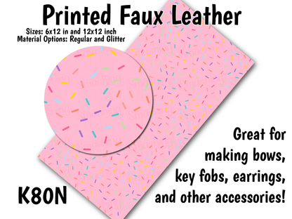 Sprinkles - Faux Leather Sheet (SHIPS IN 3 BUS DAYS)