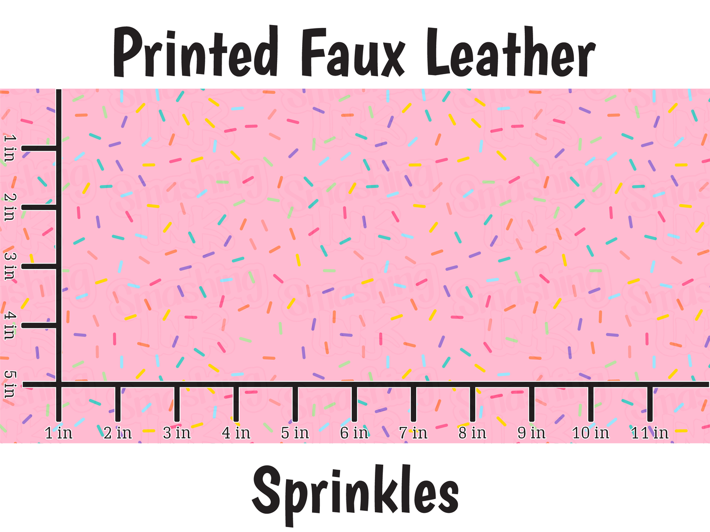 Sprinkles - Faux Leather Sheet (SHIPS IN 3 BUS DAYS)