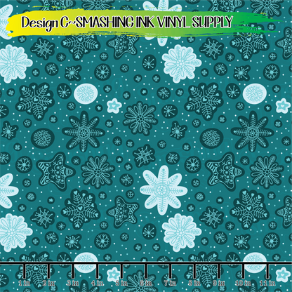 Snowflake Doodles ★ Laser Safe Adhesive Film (TAT 3 BUS DAYS)