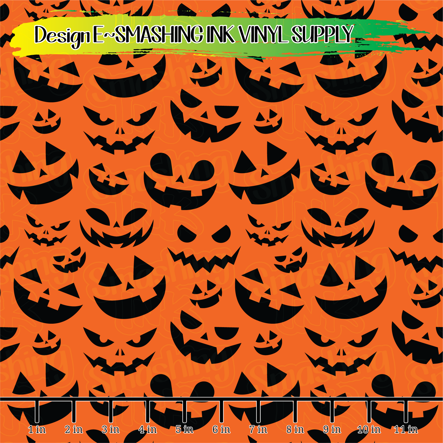 Jack O Lanterns ★ Pattern Vinyl | Faux Leather | Sublimation (TAT 3 BUS DAYS)