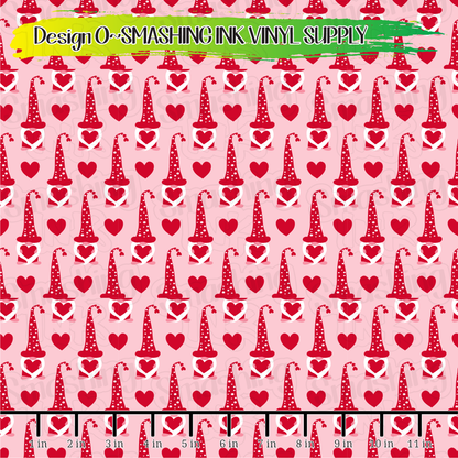 Valentine Gnomes ★ Laser Safe Adhesive Film (TAT 3 BUS DAYS)