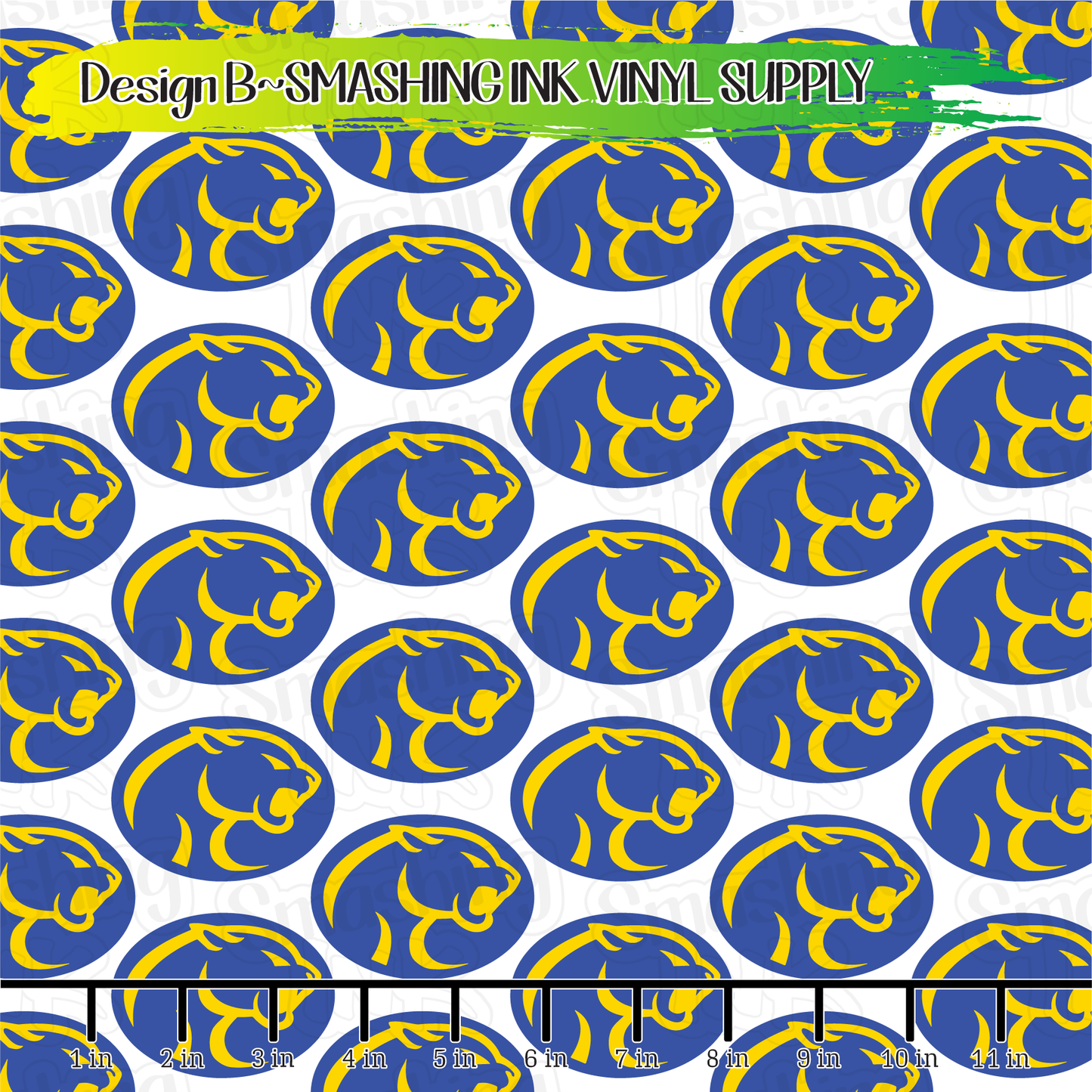 Caldwell Cougars ★ Pattern Vinyl | Faux Leather | Sublimation (TAT 3 BUS DAYS)