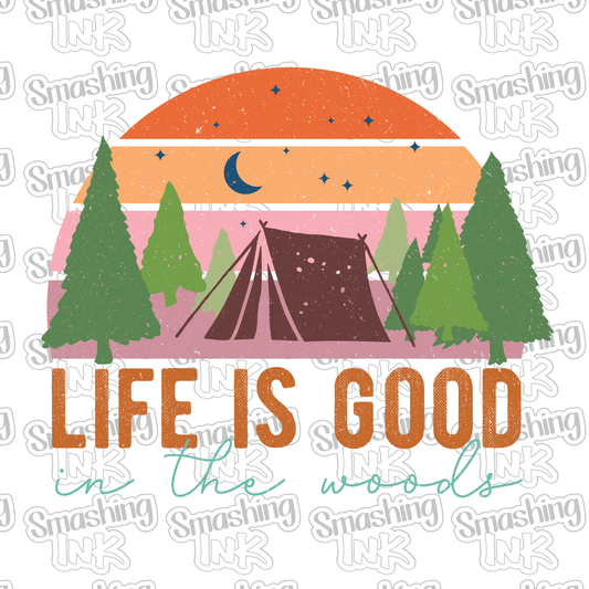 Life Is Good - Heat Transfer | DTF | Sublimation (TAT 3 BUS DAYS) [9F-10HTV]