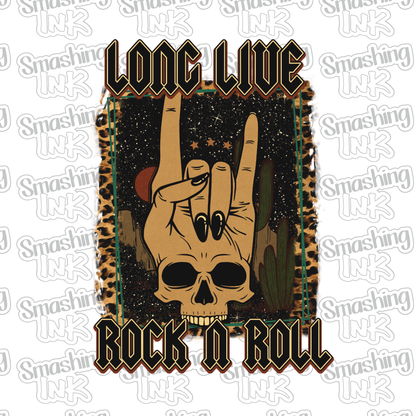 Long Live Rock N Roll - Heat Transfer | DTF | Sublimation (TAT 3 BUS DAYS) [9J-5HTV]
